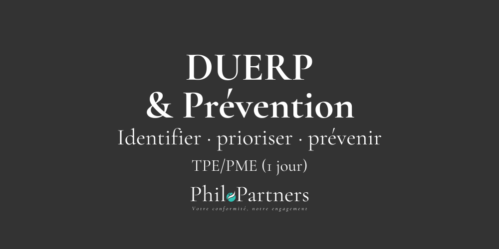 DUERP & Prévention PhiloPartners DUERP & Prévention PhiloPartners